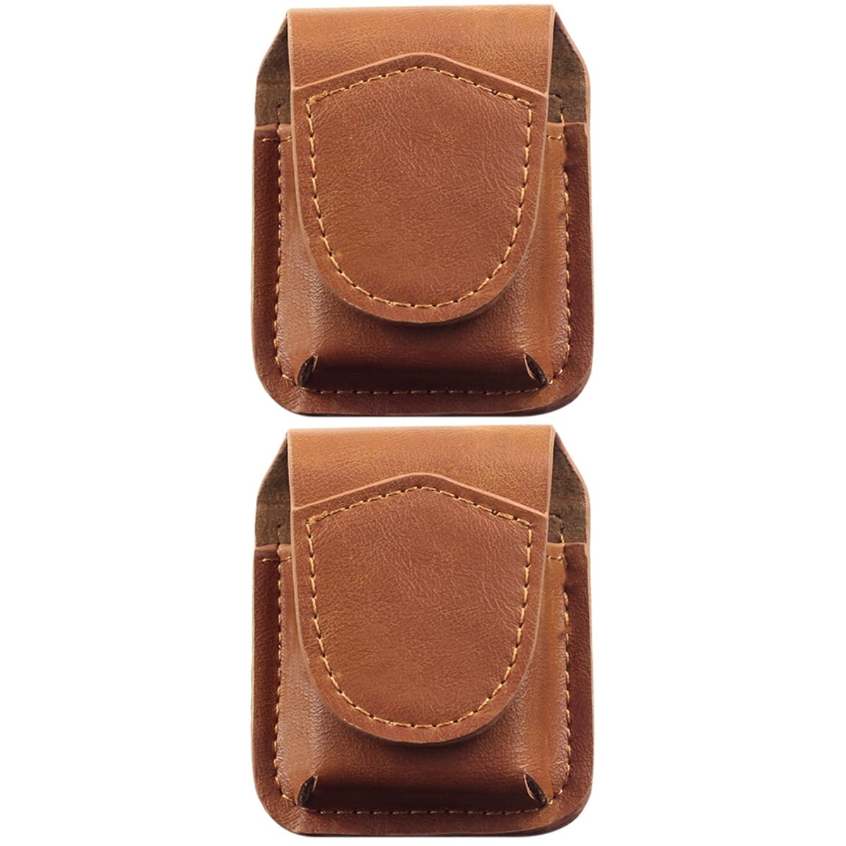 YARNOW 2pcs Magnetic Buckle Holder Waist Bag Purse for Scratch Storage Case Medieval Belt Fashion Bag Slim Wallet for Accessories