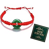 72ore Jade Bracelet for Women Jade Bangle Red String Bracelet Green Bracelets Lucky Protection Bracelets Jewelry Gifts