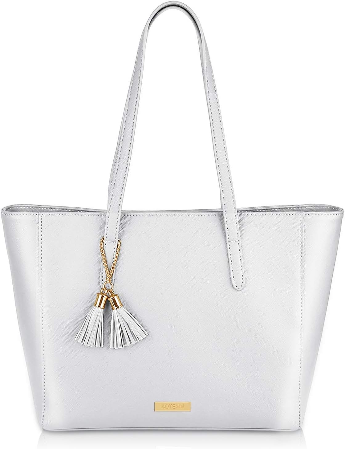 Tote Bag for Women Top Handle Handbags Fashion Satchel Bags Shoulder Bag Purse with Inner Zipper Pocket Perfect for Shopping & Commuter