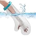 Waterproof Cast Covers for Shower Arm, Reusable Adult Half Arm Cast Covers for Shower Sleeve Bag Wound Arms, Hands, Elbow, Wrist, Finger [2025 New Upgrade]