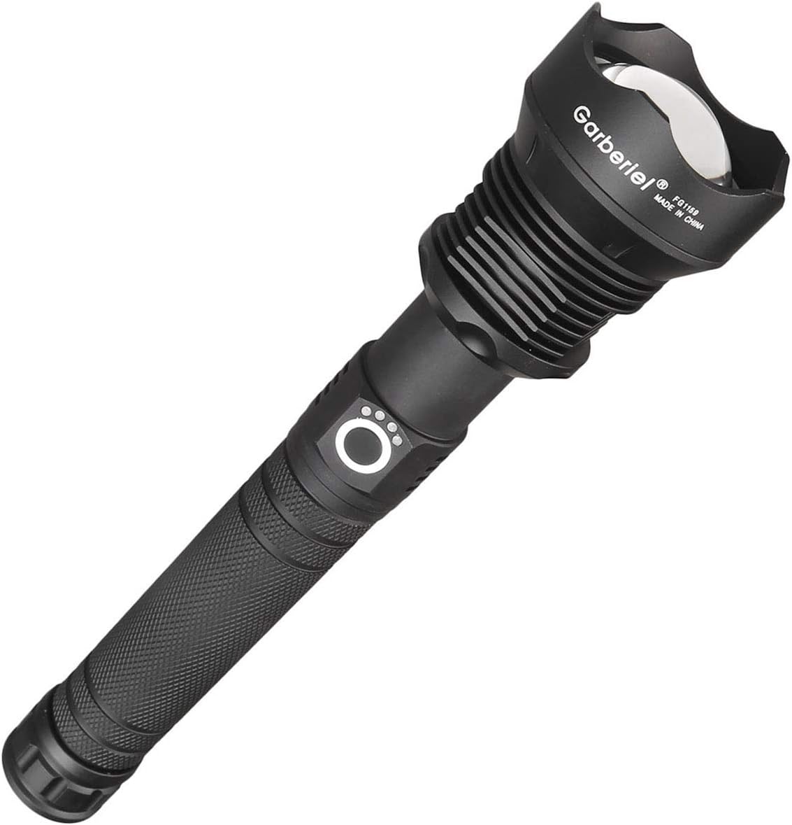 5000 High Lumens Flashlights Super Bright XHP70 LED Flashlight 3 Modes Rechargeable Torch Light with 18650 Battery and USB Cable - - 