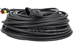 Timbera Low Voltage Cable for Husqvarna AUTOMOWER – 440 450X 450XH 520 520H 550 550H EPOS 435X 535X AWD Connection Wire for Transformer Power Supply Adapter & Charging Station – 65.61 feet / 20 Meter