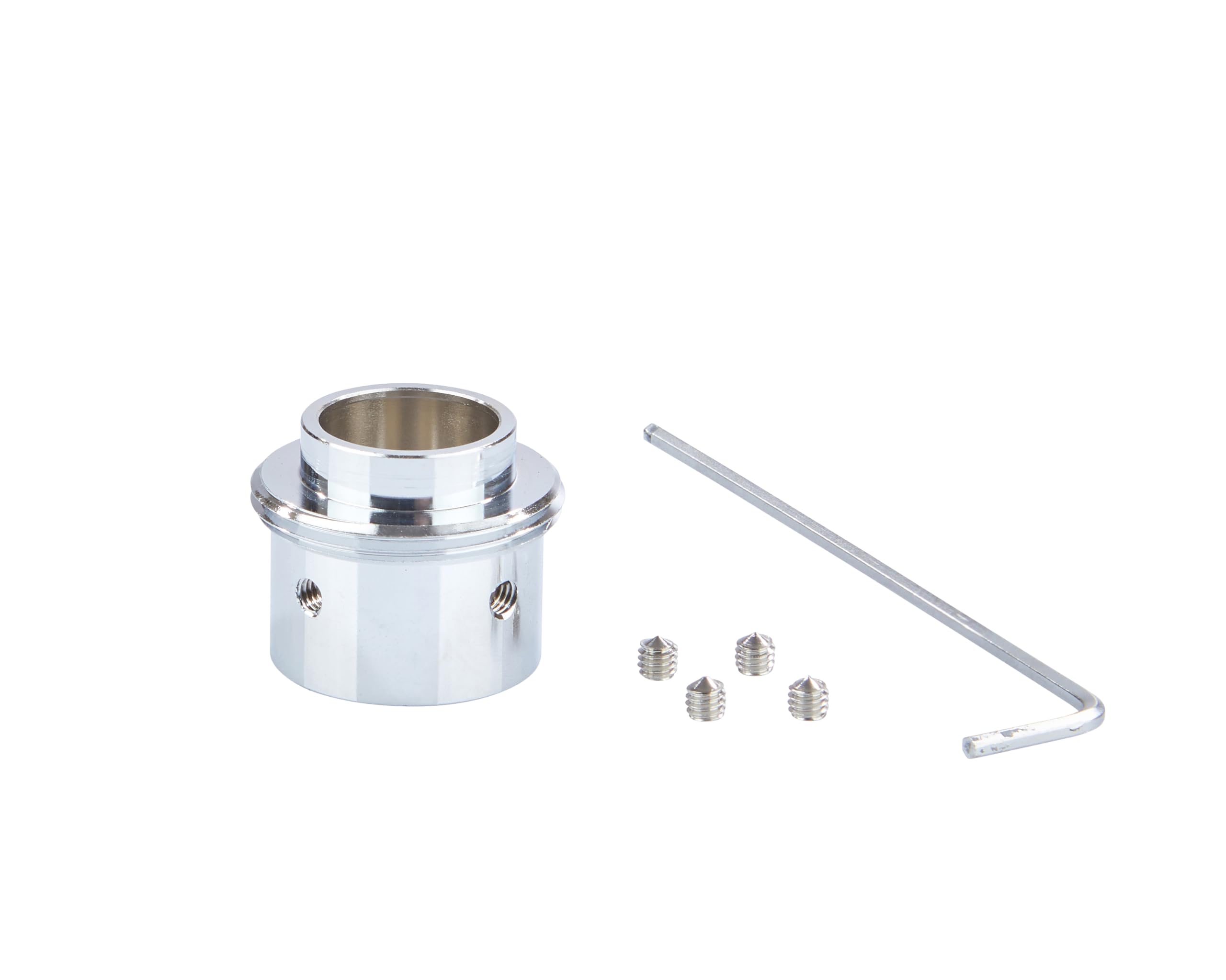 Eurotronic ET - EUROTRONIC Technology GmbH 700101 Danfoss RA Metal Adaptor for Radiator Thermostats (Accessories for Heating Thermostat, Long Life), 20 mm/23 mm (4 Notches)