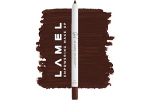 Lamel Matte Gel Lip Liner Pencil | Weightless & CreamyTexture - Sharpenable - Longwear & Waterproof - High Pigmented & Flawless Finish - Cruelty-free & Paraben-Free - 412, 1,7g/0.05oz. (Spicy Nude)