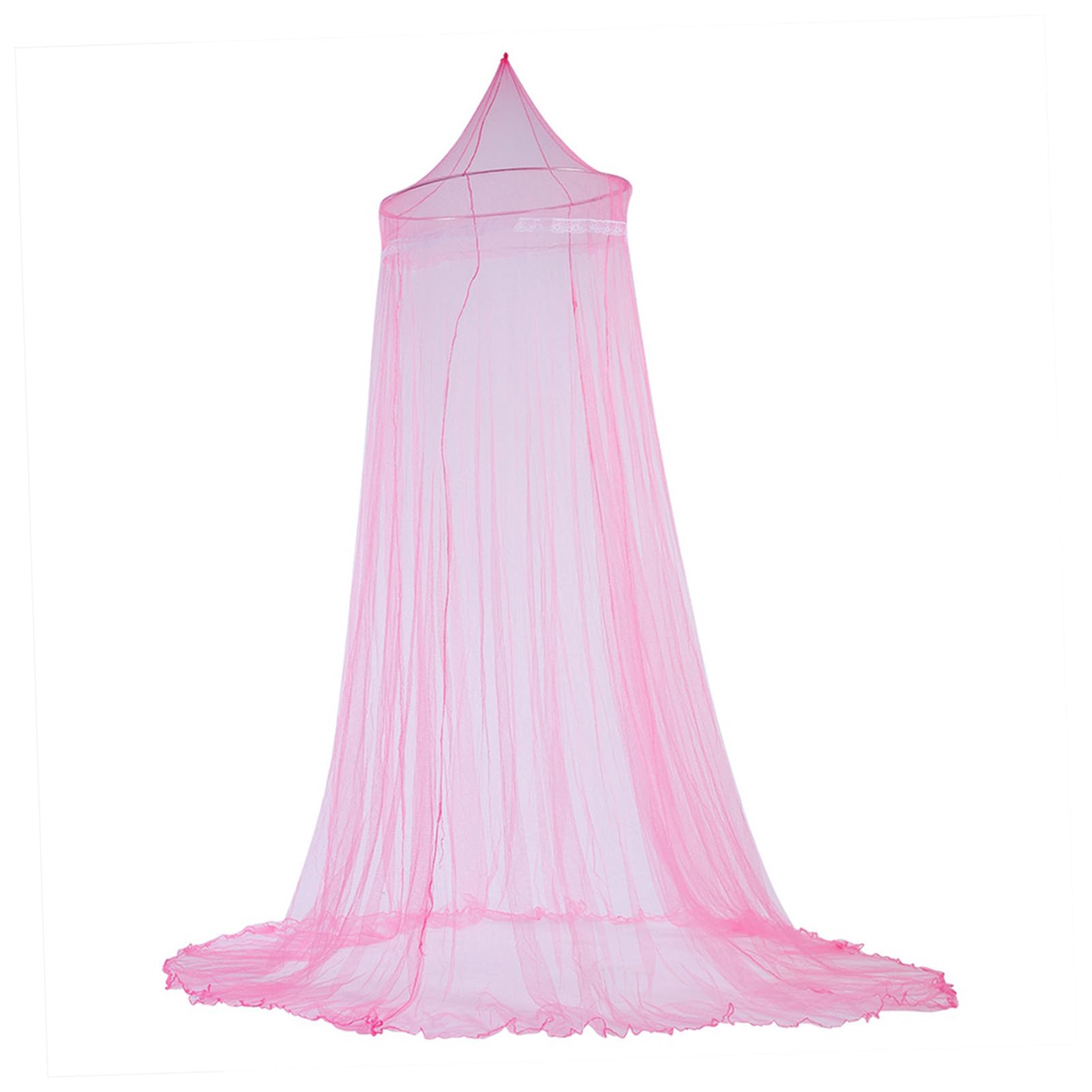 Zerodis Mosquito Net for Bed Canopy Thin Mesh Lets Breeze In Bugs Out Elegant Bedroom Decor Quick Easy Installation No Chemicals Pink