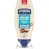 Hellmann's Chicken Wing Mayonnaise Style Dip for chicken wings, tenders, and fries Buttermilk Ranch 340 ML