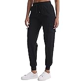 Women's Cargo Joggers Water Resistant Athletic Travel Hiking Pants with Zippered Pockets for All Season