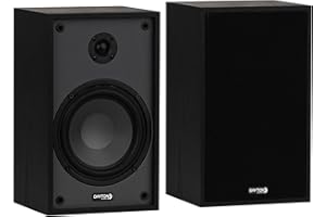 Dayton Audio Classic B65 Bookshelf Speaker Pair (Black)