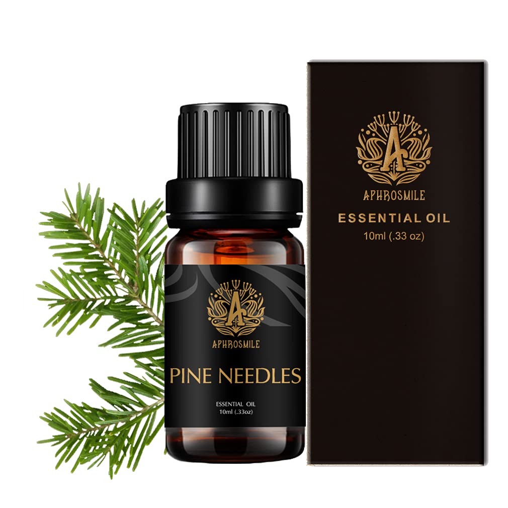 Pine Needle Aromatherapy - 100% Pure Pine Needle Scent, Therapeutic Grade Essential Oil for Diffusers, Massage & Home - 0.33oz-10ml