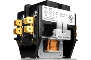 FOCSPROD 30 Amp Double Pole / 2 Pole Contactor, 120V Coil, HN51KC024 Replacement AC Contactor, UL Listed