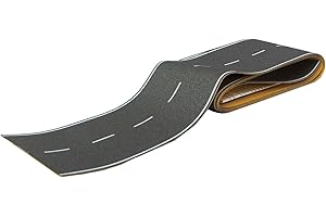 Walthers HO Scale Flexible Self-Adhesive Paved Roadway Highway (White Lines)