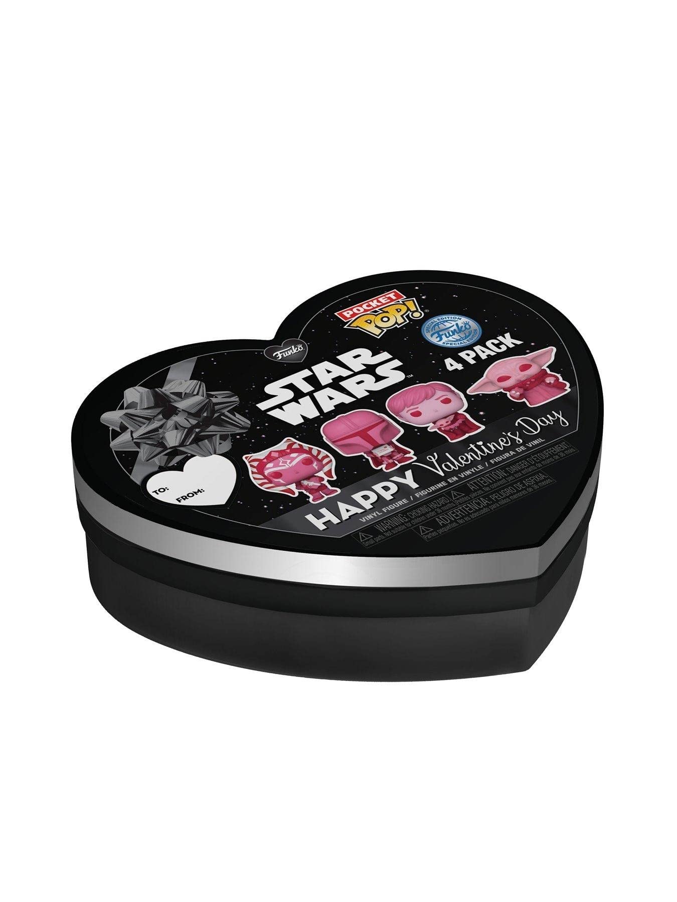 Funko Pocket Pop! Star Wars: the Mandalorian Val Box 4 Pieces - Grogu - Keychain Novelty Keyring - Collectable Mini Figure - Stocking Filler - Gift Idea - Official Merchandise - TV Fans