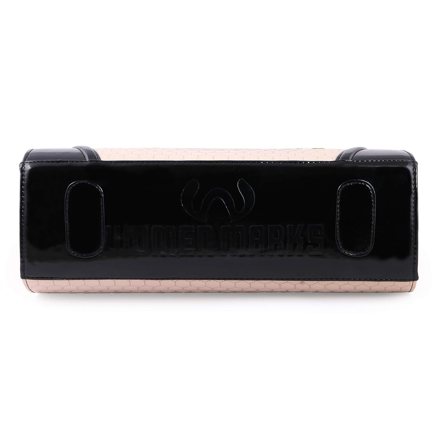 women marks women's handbag and wallet (black&, cream combo of 2)