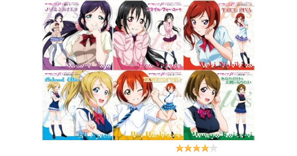 6 Pieces Set Individually Love Live ƒe S Memorial Box I Solo Live Collection Cd Amazon Com Music