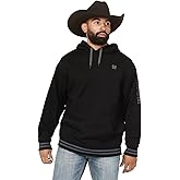 Cinch Men's Black Essentials Logo Hoodie