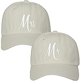 Matching Mr. & Mrs. Baseball Caps, Bridal Gift, Newlywed Honeymoon Wedding Gift