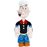 Popeye Dog Toy w/Squeaker | Small Plush Popeye Dogs Toys | 6" Stuffed Squeaky Popeyes for Pets | Realistic Popeyes Dog Toy | Squeaky Dogs Toys | Small/Medium Breed | Multicolor | 6"