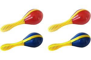 Mucalam D Maracas for Kids - 2 Pair of Maracitos, The First Instruments for Childrens