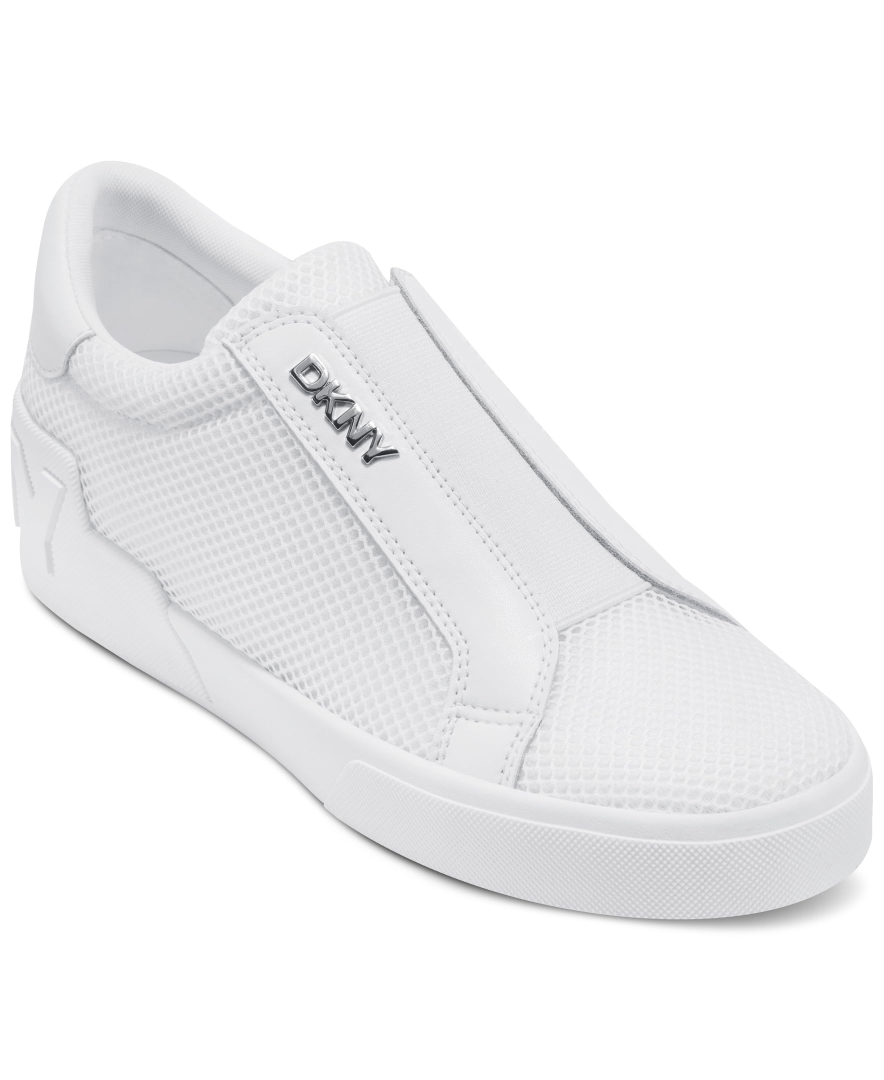 DKNY Women’s Sneaker, Bright White, 6.5