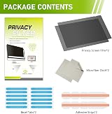 SOPPY 2-Pack 21.5 inch Privacy Screen Filter Anti-Spy Anti-Glare Blue Light view 7