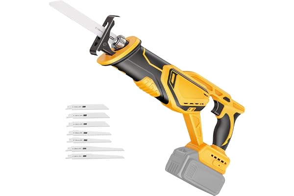 Bclythax Brushless Cordless Reciprocating Saw Compatible with DeWalt 20V | Tool Only, 3500 SPM, 28mm Stroke, 8 BIM Blades, To