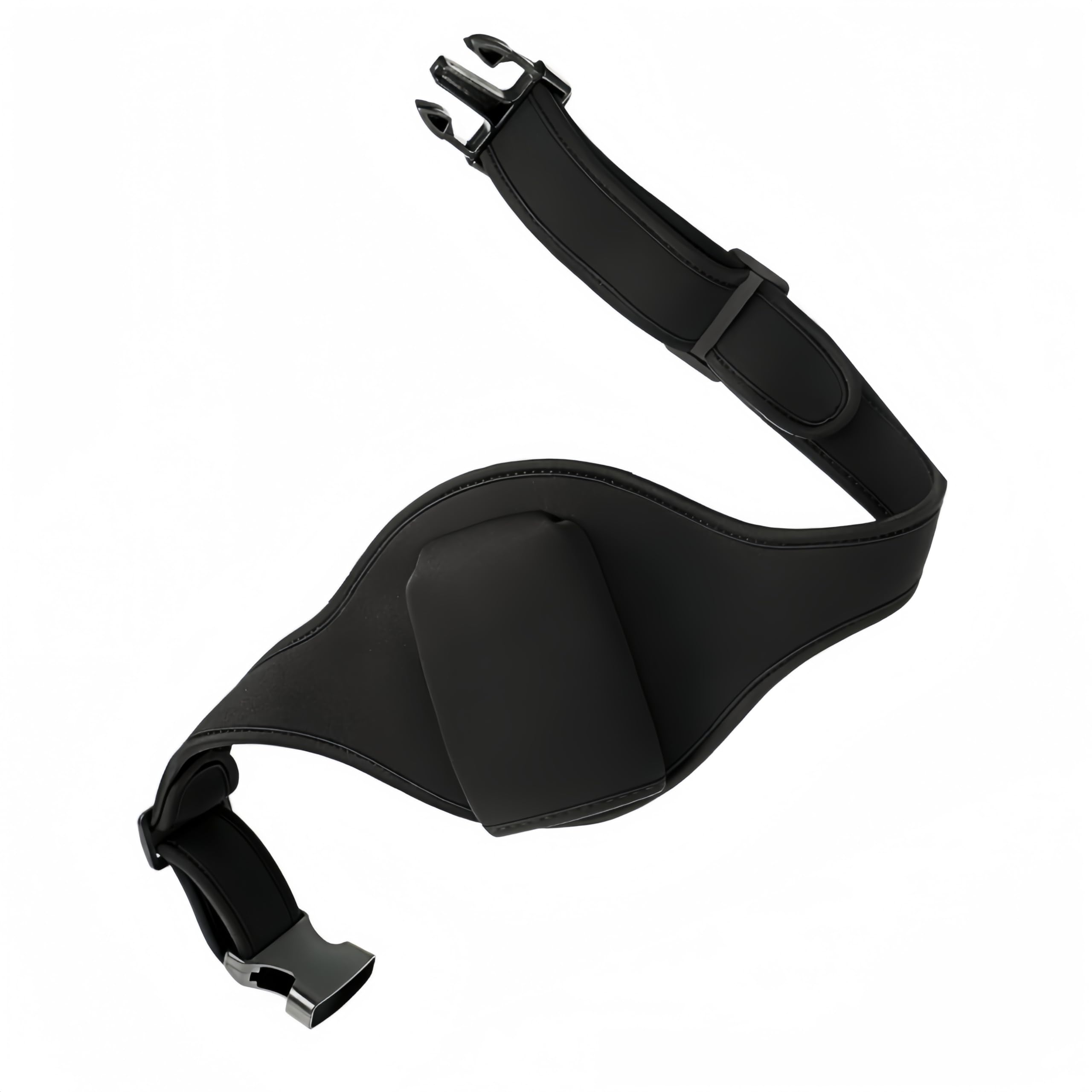 CAASFOOY Black Aerobics Microphone Belt, 1pcs, Adjustable, for Fitness, Speaker Theater, Travel System