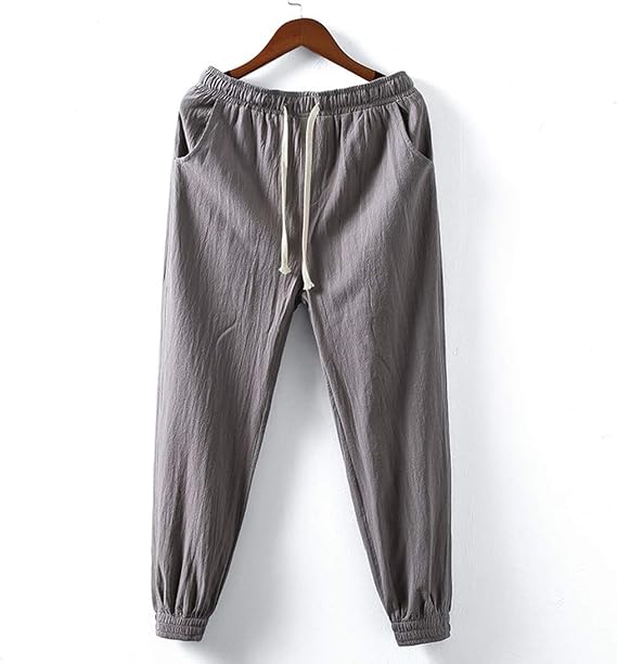 Amazon ミドセ サルエルパンツ メンズ 夏 ジョガーパンツ 綿 薄手 ロングパンツ 長ズボン ボトム 通気 裾絞り おしゃれ 4色 アウトドア ロングパンツ 通販