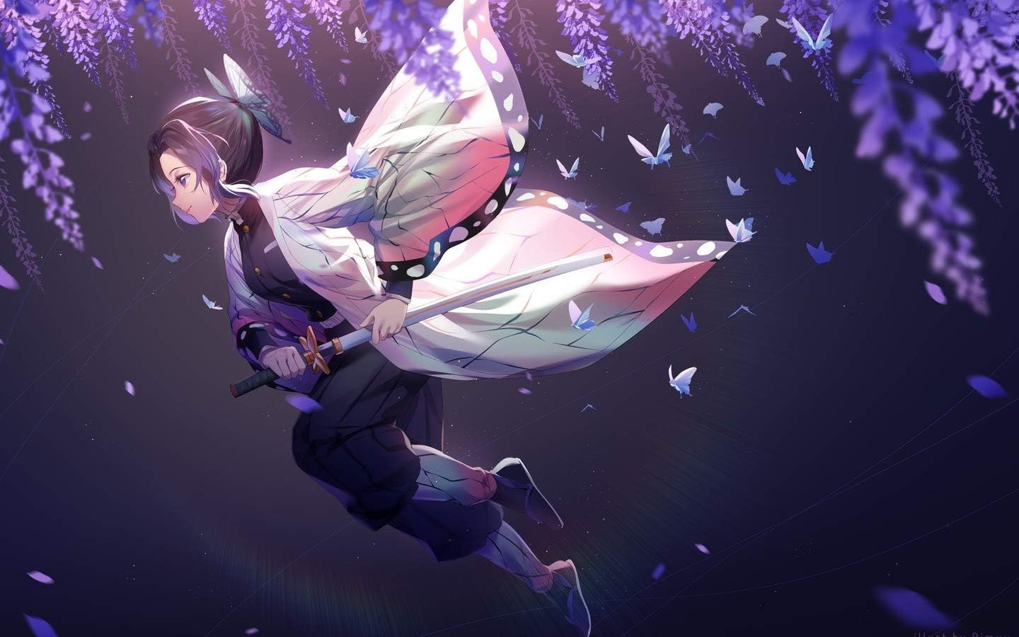 Twhoixi Wall Art Nonwoven Fabrics Wall Paper Modern Demon Slayer Kimetsu No Yaiba Anime Manga Printed Poster Home Decor A Amazon Co Uk Diy Tools