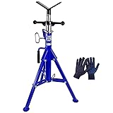 CARVALAX V-Head Pipe Jack Stand, 28"-52" Adjustable