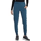 Iflex Jogger Scrubs for Women, Yoga-Inspired Knit Waistband Scrub Pants CK011