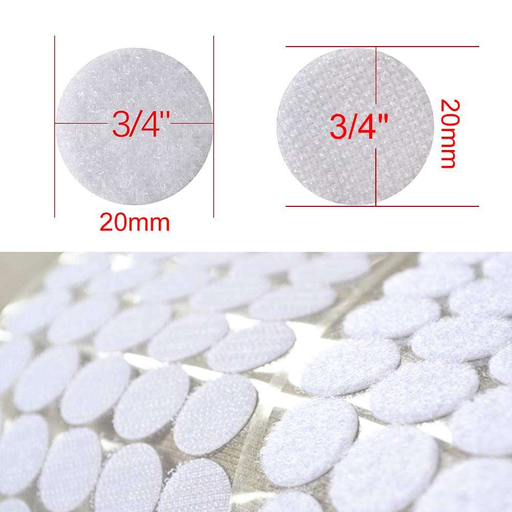 Quiklet 1400 Pieces Adhesive (700 Pair Sets) 3/4\