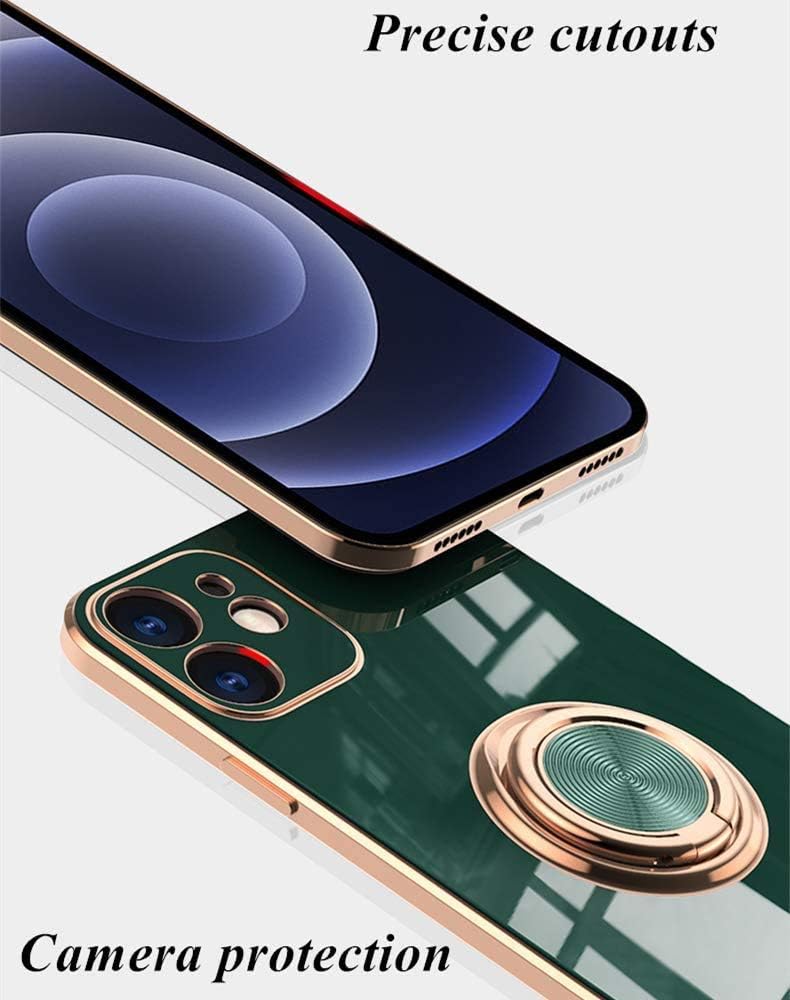EYZUTAK Electroplated Magnetic Ring Holder Case - Image 4