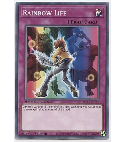 Amazon.com: Yu-Gi-Oh! - Rainbow Life (PTDN-EN064) - Phantom Darkness - 1st  Edition