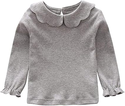 baby girl white long sleeve top