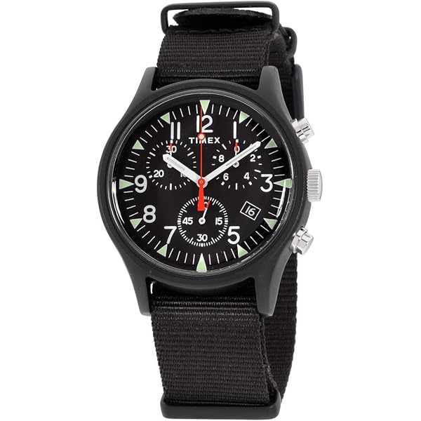 Timex Relógio masculino MK1 cronógrafo de 40 mm - pulseira preta