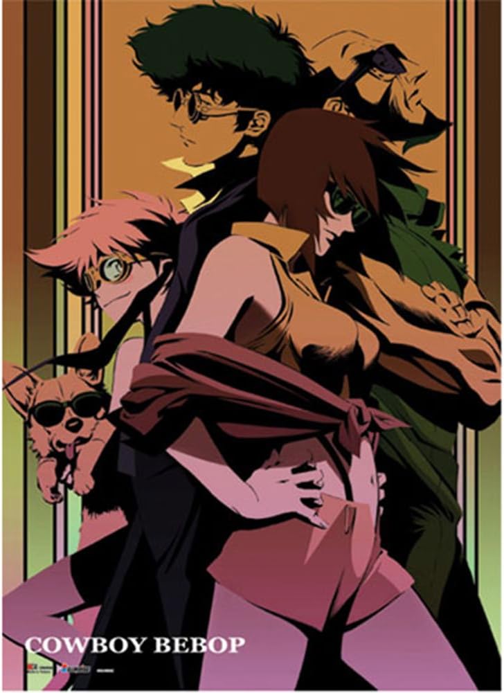 Cowboy Bebop - Group Wall Scroll, Multi-Colored, 31" (60928)