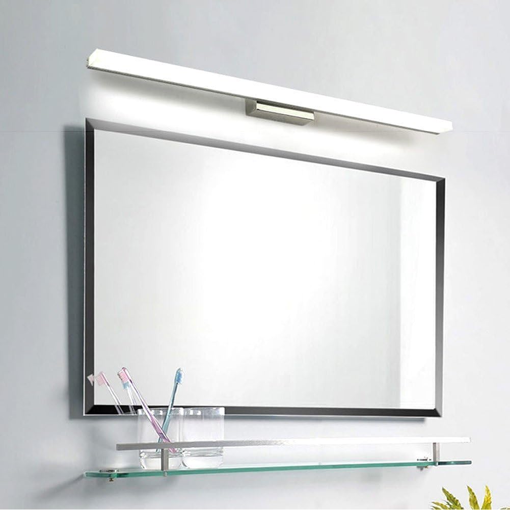 UPON SUN Modern Bathroom Wall Light Mirror Front LED Lighting Waterproof Antifogging LED (12W 23.6 inch, Cold White)