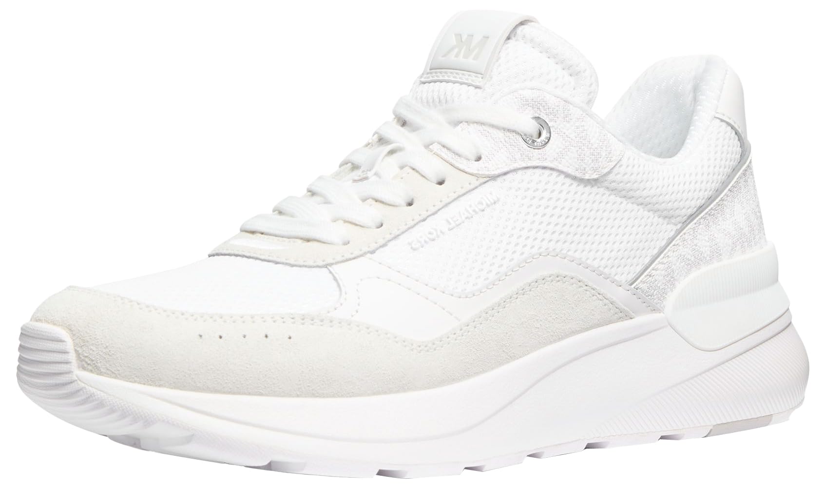 Michael Kors Men’s Trevor Trainer Lace Up Sneaker, Bright White, 11.5