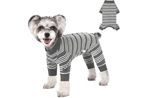 FEimaX Dog Recovery Suit After Surgery, Pet Abdominal Wounds Post Surgical Shirt for Dogs Cats, Puppy Spay Neuter Prevent Licking Onesie Alternative Bandages E-Collar & Cone