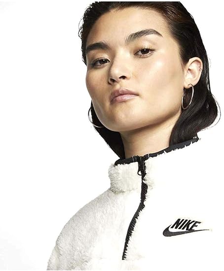 Nike Womens Sportswear Â¼ Zip Fleece Crop Pullover Sports & Fitness Sports & Outdoors