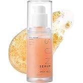 VELY VELY Collagen Sun Serum SPF 50+, Korean Face Sunscreen 1.01 fl.oz | Hydrating Lightweight Non sticky Sunscreen for Sensitive Skin No White Cast