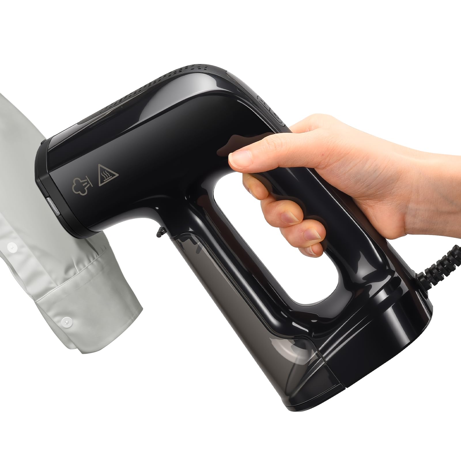 Photo 1 of **********DAMAGED*******
Vacuum Steamer for Clothes, 3200Pa Suction Handheld Clothes Steamer, Dual Mode, LED Display, Portable Travel Steamers for Clothes, Steaming & Ironing 2 In 1, 160ml Water Tank (for 110-120V) - Black
