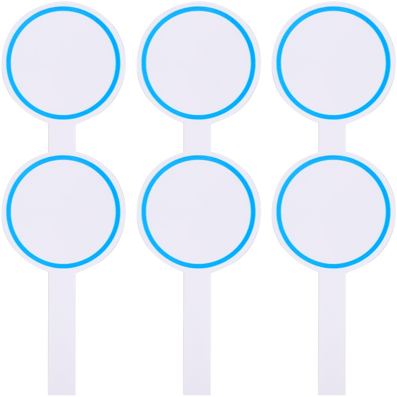 Tofficu 6pcs Erasable Scoreboard Dry Erase Board Whiteboards for Office Supplies and Stationary Auctions Paddles Scoring