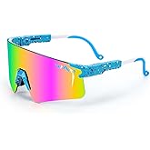 IKTOD Sports Sunglasses Men Women Anti-UV Baseball Sunglasses Youth Cycling Running Softball Goggles