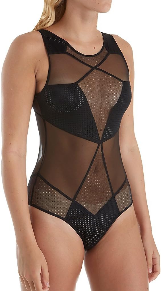 Calvin Klein Mixed Mesh Bodysuit Fashion