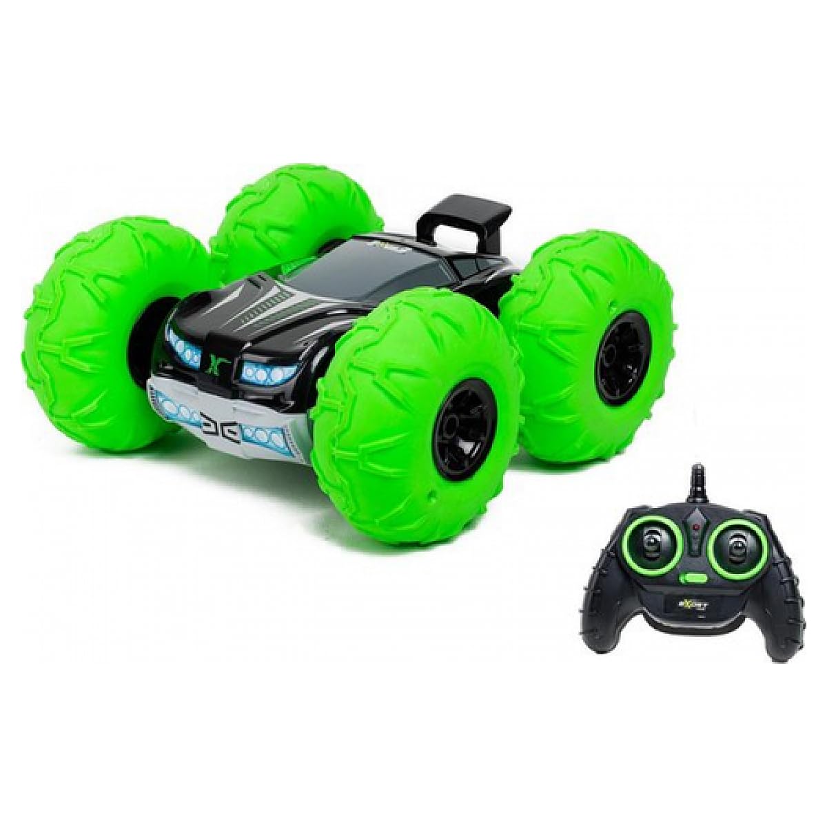 Exost Remote Controlled Car 360 Tornado Anti-Shock Tyres for 2 Sides and 360° Driving – Toy Scale 1:10, 20266, Assorted Color, 1 Piece