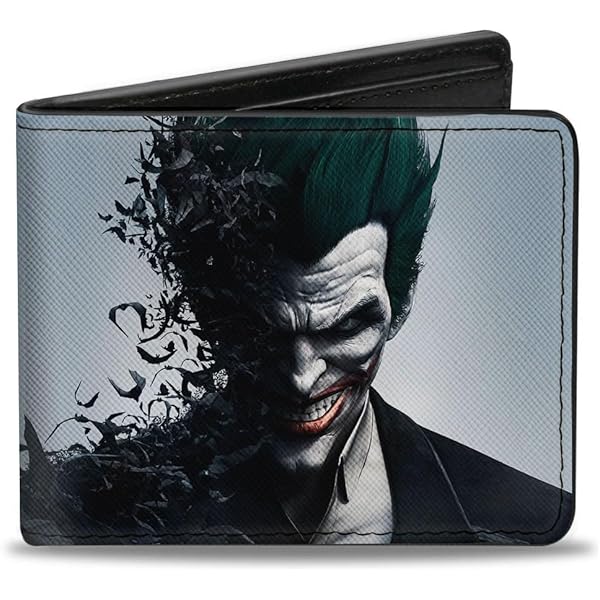Amazon.com: DC Comics Wallet, Bifold, The Joker Ten Comic Book