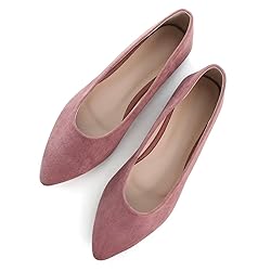 ChaiRong Zhou Casual Flats for Women Soft Suede
