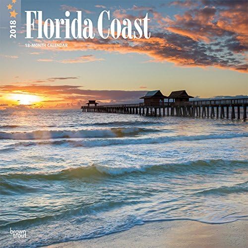 Florida Coast 2018 12 x 12 Inch Monthly Square Wall Calendar, USA United States of America Southeast State Nature (Multilingual Edition)
