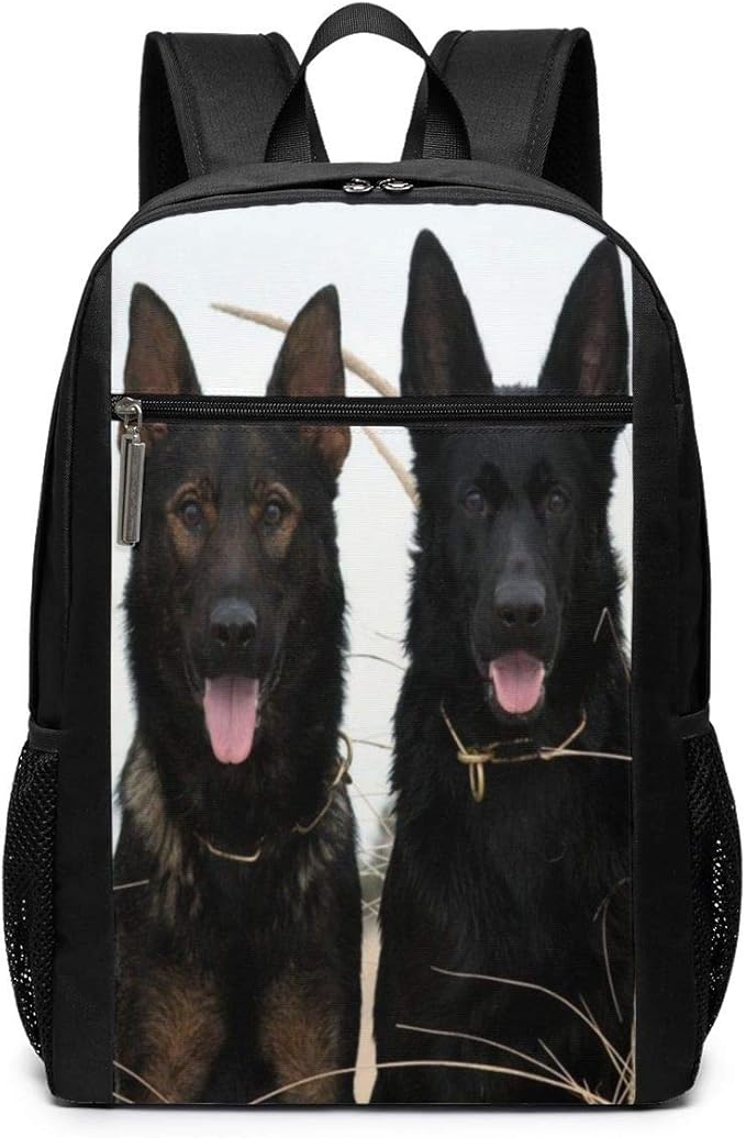 Adult Casual Backpack, German Shepherd Slim Laptop School